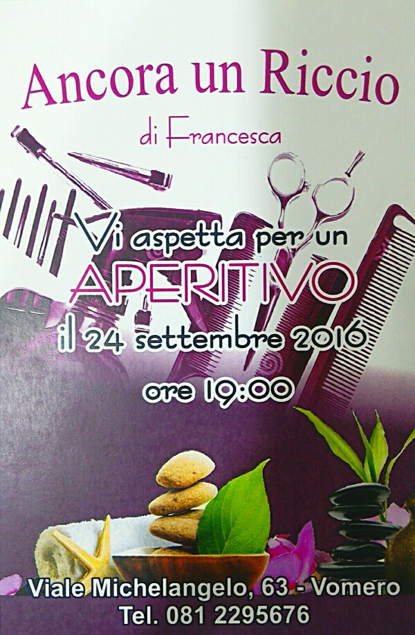 Flyer evento aperitivo vomero